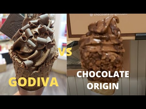 $8 Godiva Ice Cream Vivocity Vs Chocolate Origin Jewel Changi Airport [Singapore Desserts] 冰淇淋