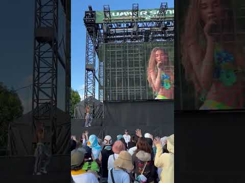Tyla performing “On and On” at the Summer Sonic Festival in Osaka